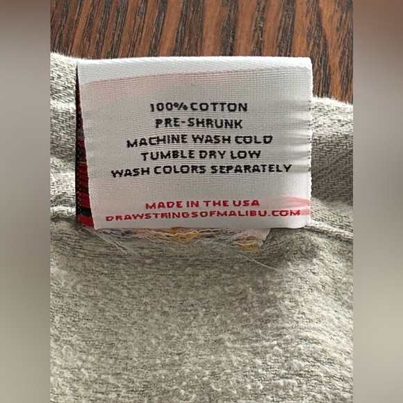 Drawstrings of Malibu green 1/4 Button pullover Shirt women’s M Travel coastal - Picture 8 of 15